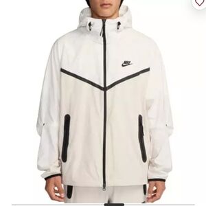 Nike Tech Woven Jacket IVORY CREAM Black Large Athleisure